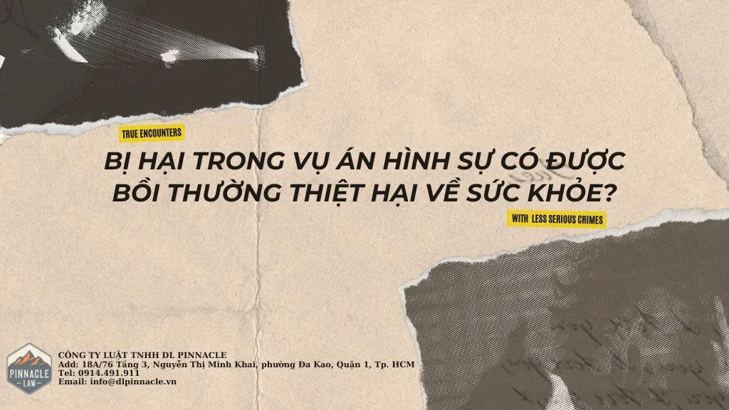 BỊ HẠI TRONG VỤ ÁN HÌNH SỰ CÓ ĐƯỢC BỒI THƯỜNG THIỆT HẠI VỀ SỨC KHỎE?