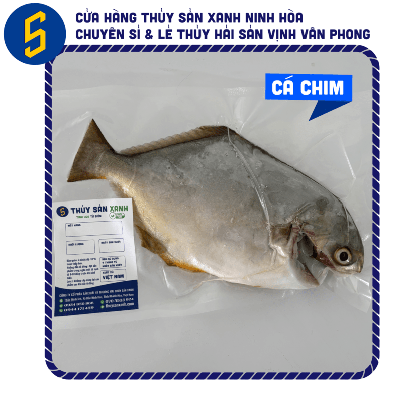 Mua Cá Chim Trắng Vây Vàng Làm Sạch, Hút Chân Không Tiện Lợi | Thủy Sản Xanh
