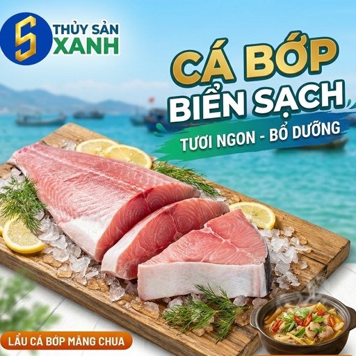 THƯỞNG THỨC CÁ BỚP TƯƠI NGON CÙNG THỦY SẢN XANH – TINH HOA TỪ BIỂN KHƠI