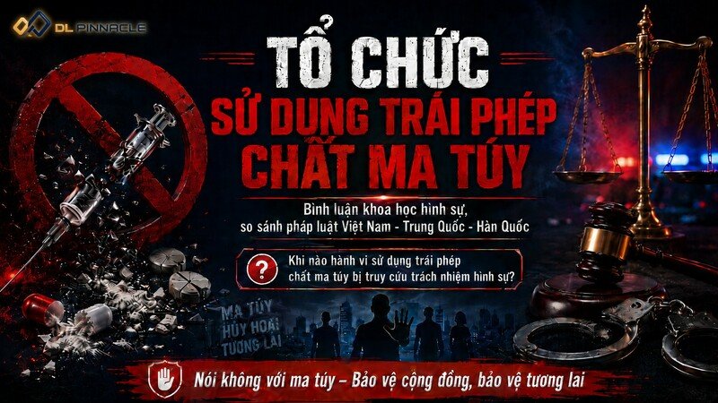 TỘI “TỔ CHỨC SỬ DỤNG TRÁI PHÉP CHẤT MA TÚY”