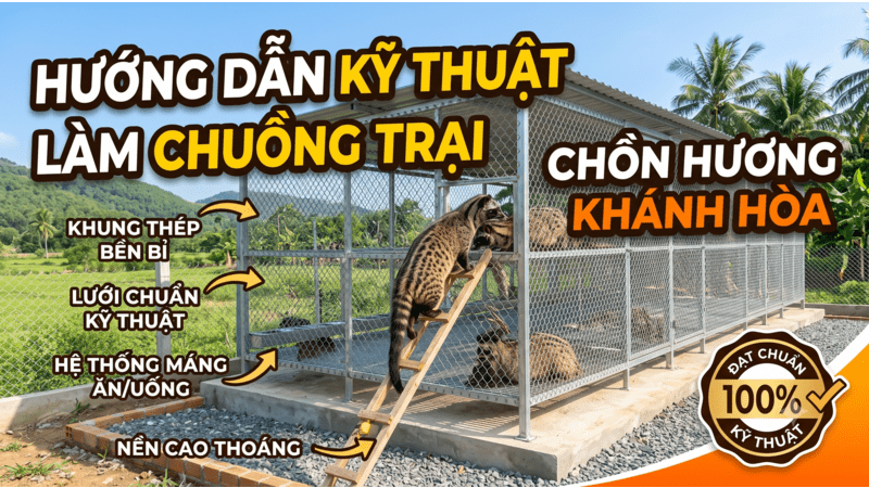 Technical Guidelines for Technically Compliant Civet Farming – Khánh Hòa Civet