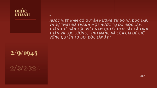 NGHỈ LỄ QUỐC KHÁNH
